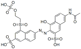 CAS#: 68833-99-8, 7-Acetamido-4-Hydroxy-3-[[6-Sulpho-8-[[2-(Sulphooxy)Ethyl]Sulphonyl]-2-Naphthyl]Azo]Naphthalene-2-Sulphonic Acid