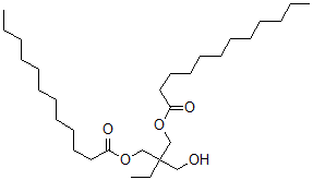 CAS 登录号：68849-44-5， 1,1'-[2-乙基-2-(羟基甲基)-1,3-丙烷二基]十二烷酸酯