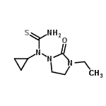 CAS#: 688738-52-5, 1-Cyclopropyl-1-(3-ethyl-2-oxo-1-imidazolidinyl)thiourea