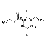 CAS#: 68882-34-8, Diethyl acetamido(2-<sup>13</sup>C)propanedioate