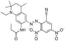CAS#: 68900-95-8, N-[6-[(2-Cyano-4,6-Dinitrophenyl)Azo]-1-Ethyl-1,2,3,4-Tetrahydro-2,2,4-Trimethylquinolin-7-Yl]Propionamide