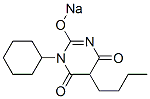 CAS 登录号:6891-28-7, 5-丁基-1-环己基-4,6-二氧代嘧啶-2-醇钠