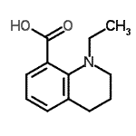 CAS#: 689162-91-2, 1-Ethyl-1,2,3,4-tetrahydro-8-quinolinecarboxylic acid