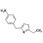 CAS#: 689251-68-1, 4-[(2-Ethyl-1,3-thiazol-4-yl)methyl]aniline