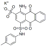 CAS#: 68929-08-8, 1-Amino-9,10-Dihydro-4-[[(4-Methylphenyl)Amino]Sulfonyl]-9,10-Dioxo-2-Anthracenesulfonic Acid Potassium Salt