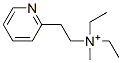 CAS#: 6893-34-1, (2-(2-Pyridyl)Ethyl)Diethylmethylammonium
