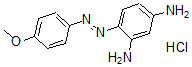 CAS 登录号：68936-13-0， 4-[2-(4-甲氧基苯基)偶氮]-1,3-苯二胺盐酸盐(1:1)