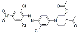 CAS#: 68938-64-7, 2,2'-[[3-Chloro-4-[(2,6-Dichloro-4-Nitrophenyl)Azo]Phenyl]Imino]Bisethyl Diacetate