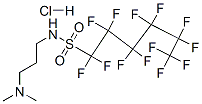 CAS#: 68957-61-9, N-[3-(Dimethylamino)Propyl]Tridecafluorohexanesulphonamide Monohydrochloride