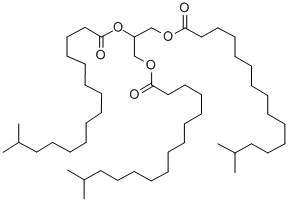 CAS 登录号：68957-79-9， 1,2,3-丙烷三基三异十六烷酸酯