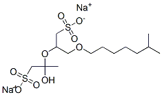 CAS#: 68958-55-4, 2-Hydroxy-2-[1-[(6-Methylheptyloxy)Methyl]-2-Sulfoethoxy]-1-Propanesulfonic Acid Disodium Salt