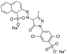 CAS#: 68966-45-0, 2-[[1-(2,5-Dichloro-4-Sulphophenyl)-4,5-Dihydro-3-Methyl-5-Oxo-1H-Pyrazol-4-Yl]Azo]Naphthalene-1-Sulphonic Acid, Sodium Salt