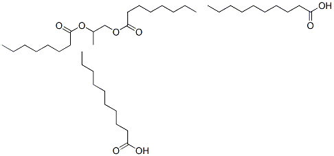 CAS 登录号:68988-72-7, 癸酸与辛酸混合物丙二醇二酯