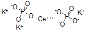 CAS 登录号：68998-30-1， 磷酸铈钾盐(2:1:3)