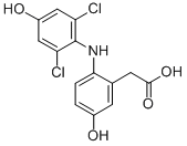 CAS#: 69002-86-4, (2-(2,6-Dichloro-4-Hydroxyanilino)-5-Hydroxyphenyl)Acetic Acid