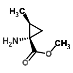 CAS 登录号：690205-38-0， 甲基(1S,2S)-1-氨基-2-甲基环丙烷羧酸酯