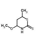 CAS#: 690225-91-3, 4-Methoxy-6-methyl-1,3-thiazinane-2-thione