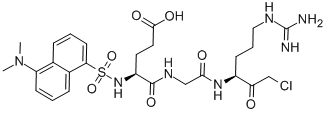 CAS 登录号：69024-84-6， 丹磺酰谷氨酰-甘氨酰-精氨酸氯甲基甲酮