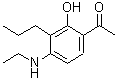CAS#: 69049-68-9, 1-[4-(Ethylamino)-2-hydroxy-3-propylphenyl]ethanone