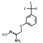 CAS 登录号：690632-15-6， N'-羟基-2-[3-(三氟甲基)苯氧基]乙脒