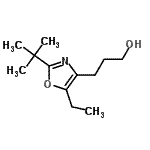 CAS#: 690684-44-7, 3-[5-Ethyl-2-(2-methyl-2-propanyl)-1,3-oxazol-4-yl]-1-propanol