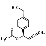 CAS#: 691001-30-6, (1R)-1-(4-Ethylphenyl)-2,3-butadien-1-yl acetate