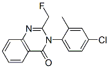 CAS 登录号：69123-67-7， 3-(4-氯-2-甲基苯基)-2-(氟甲基)喹唑啉-4(3H)-酮