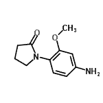 CAS#: 69132-30-5, 1-(4-Amino-2-methoxyphenyl)-2-pyrrolidinone