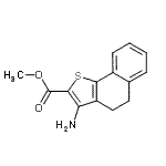 CAS 登录号：691393-99-4， 甲基3-氨基-4,5-二氢萘并[1,2-b]噻吩-2-羧酸酯