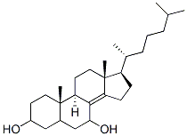 CAS 登录号：69140-06-3， 胆甾-8(14)-烯-3,7-二醇