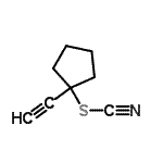 CAS#: 69166-09-2, 1-Ethynylcyclopentyl thiocyanate