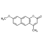 CAS#: 69169-71-7, 8-Methoxy-4-methyl-2H-benzo[g]chromen-2-one