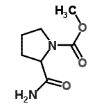CAS 登录号：69209-70-7， 甲基2-氨基甲酰-1-吡咯烷羧酸酯
