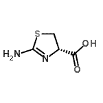 CAS#: 69222-97-5, (4S)-2-Amino-4,5-dihydro-1,3-thiazole-4-carboxylic acid