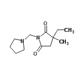 CAS#: 692254-43-6, 3-Ethyl-3-methyl-1-(1-pyrrolidinylmethyl)-2,5-pyrrolidinedione