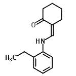 CAS#: 692266-54-9, (2Z)-2-{[(2-Ethylphenyl)amino]methylene}cyclohexanone