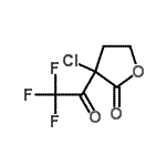 CAS#: 69243-05-6, 3-Chloro-3-(trifluoroacetyl)dihydro-2(3H)-furanone