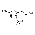 CAS#: 69243-07-8, 2-[2-Amino-4-(trifluoromethyl)-1,3-thiazol-5-yl]ethanol