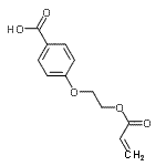 CAS 登录号：69260-38-4， 4-[2-(丙烯酰氧基)乙氧基]苯甲酸
