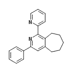 CAS#: 692729-82-1, 3-Phenyl-1-(2-pyridinyl)-6,7,8,9-tetrahydro-5H-cyclohepta[c]pyridine