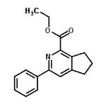 CAS#: 692729-86-5, Ethyl 3-phenyl-6,7-dihydro-5H-cyclopenta[c]pyridine-1-carboxylate