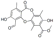 CAS#: 69306-81-6, 3,8-Dihydroxy-4-Formyl-1,6,9-Trimethyl-11-Oxo-11H-Dibenzo[b,e][1,4]Dioxepin-7-Carboxylic Acid Methyl Ester