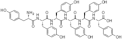 CAS#: 6934-38-9, L-Tyrosyl-L-Tyrosyl-L-Tyrosyl-L-Tyrosyl-L-Tyrosyl-L-Tyrosine