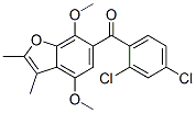 CAS#: 69353-36-2, 6-(2,4-Dichlorobenzoyl)-4,7-Dimethoxy-2,3-Dimethylbenzofuran