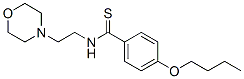 CAS 登录号：69353-42-0， 4-丁氧基-N-(2-吗啉基乙基)硫代苯甲酰胺