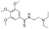 CAS#: 69353-45-3, N-[2-(Diethylamino)Ethyl]-3,4,5-Trimethoxybenzothioamide