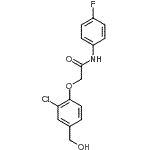 CAS 登录号：693815-65-5， 2-[2-氯-4-(羟基甲基)苯氧基]-N-(4-氟苯基)乙酰胺