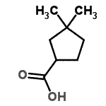 CAS 登录号：69393-30-2， 3,3-二甲基环戊烷羧酸