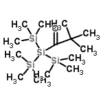 CAS#: 69397-47-3, 1-[1,1,1,3,3,3-Hexamethyl-2-(trimethylsilyl)-2-trisilanyl]-2,2-dimethyl-1-propanone