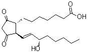 CAS 登录号:69413-73-6, (13E,15S)-15-羟基-9,11-二氧代前列腺-13-烯-1-酸